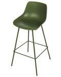 Tabouret de bar EMMET Vert - Matière plastique - 49 x 100 x 47 cm