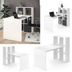 Bureau Emir 33674 Blanc - Bois manufacturé - 72 x 143 x 143 cm