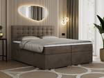 Boxspringbett SUSAN Breite: 180 cm - H3 - Textil