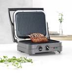 Kontaktgrill Style Grau - Metall - 33 x 2 x 37 cm