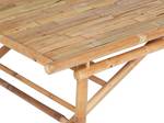 Table de jardin TINDARI Marron - Bambou - 90 x 75 x 180 cm