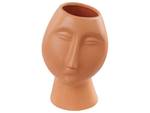 Blumenvase FLORINA Orange - Porzellan - 15 x 24 x 15 cm