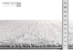 Kurzflor Teppich - Stella - Glanzeffekt Silber - 155 x 230 cm