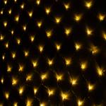 LED-Lichterkette 1.5 x 1.5 m Gold - Kunststoff - 150 x 150 x 150 cm
