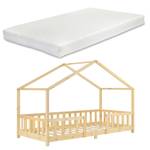 Lit enfant Treviolo avec Matelas Beige - 96 x 138 x 207 cm