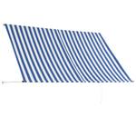 Einziehbare Markise 3001277-1 Blau - Breite: 250 cm