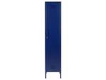 Kleiderschrank FROME Blau - Metall - 38 x 185 x 50 cm