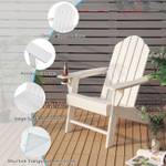 Chaises de jardin NP10292WH Blanc - Bois manufacturé - 79 x 94 x 86 cm