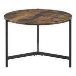 Table basse Køge ronde Marron - Bois manufacturé - 60 x 42 x 60 cm