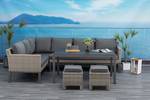 Dining Lounge Set Maya Alu / Polyrattan