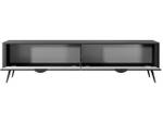 TV-Schrank Latina Schwarz - Breite: 200 cm