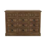 Commode Akka Marron - Bois massif - 130 x 90 x 45 cm