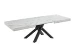 Table extensible CATONAV Imitation marbre blanc