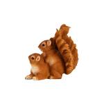 Zwei Eichhörnchen aus Harz Kunststoff - 16 x 17 x 15 cm