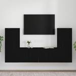 TV-Schrank 4er Set D585 Schwarz