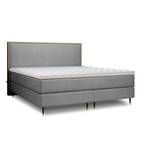 Boxspringbett BLISSFUL Grau - Breite: 140 cm