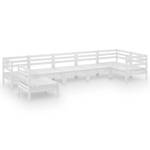 Mobilier de jardin Blanc - Bois massif - Bois/Imitation - 64 x 63 x 64 cm