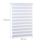 Lot de 3 stores enrouleurs double face Largeur : 90 cm