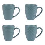 Coffret de 4 mugs Snow blue Bleu - Porcelaine