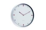 Horloge murale design THE STRIKING. Blanc - Bois manufacturé - 31 x 31 x 4 cm