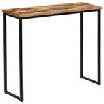 Konsolentisch 245418 Braun - Metall - Massivholz - Holzart/Dekor - 30 x 76 x 90 cm