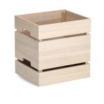 Holzkiste 76802 Beige - Massivholz - 24 x 15 x 28 cm