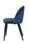 SIT&CHAIRS Stuhl, 2er-Set Schwarz - Blau