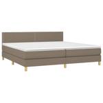 Boxspringbett 3017288-8 Taupe - Breite: 200 cm