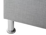 Doppelbett METZ Grau - Hellgrau - Silber - 189 x 103 x 215 cm