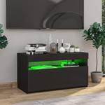 TV-Schrank mit LED-Leuchten D802 Schwarz