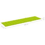 Coussin de chaise longue 3005774-1 Vert clair - Largeur : 50 cm