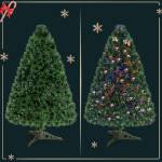 90cm Künstlicher Weihnachtsbaum Grün - Kunststoff - 51 x 90 x 51 cm