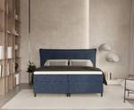 Boxspringbett Sinai I Taschenfeder Blau - Breite: 160 cm