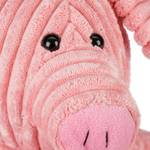 Türstopper Schwein sitzend Pink - Naturfaser - Textil - 25 x 26 x 15 cm