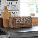 Brotkasten RUSTIC Brotkasten Braun - Rattan - Holzart/Dekor - 23 x 42 x 19 cm