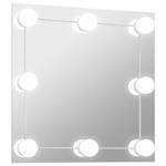 Miroir mural avec lampe led 3000404-4 40 x 40 cm