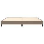 Cadre de lit 3016024-4 Noir - Taupe - Largeur : 200 cm