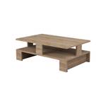 Couchtisch MANSU - Eiche Braun - Holzwerkstoff - 80 x 28 x 50 cm