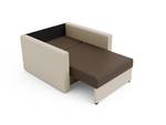 Sofa HEVI Beige - Braun - Breite: 98 cm