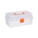 10 x Transparente Plastikbox orange Orange - Durchscheinend