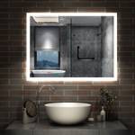 15X AICA Wandspiegel Badspiegel LED