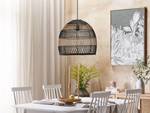 Lampe suspension BUMI Beige - Noir - Bleu - Rotin - 45 x 40 x 45 cm