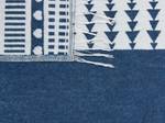 Kuscheldecke TARLAY Blau - Textil - 130 x 1 x 170 cm