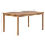Table de salle à manger Marron - Bois massif - Bois/Imitation - 90 x 77 x 150 cm
