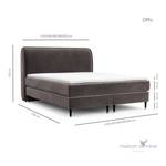 Boxspringbett Offo Braun - Breite: 160 cm