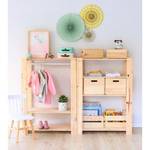 Cube en pin massif - L30 x H30 cm Beige - Bois massif - 30 x 30 x 30 cm