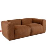 Einzelsofa BUFFO 3-Sitzer Orangerot - Breite: 210 cm