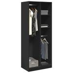 Kleiderschrank 298537-4 Schwarz - Breite: 80 cm