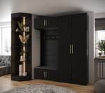 Garderobe Inova 3 Z18 Schwarz - Gold - Gold