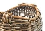 Aufbewahrungskorb KUBUOVALGRY Grau - Rattan - 38 x 33 x 50 cm